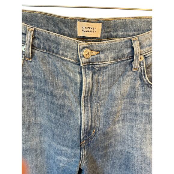 CITIZENS OF HUMANITY NWOT Isola Crop Bootcut Jeans Pixie Midrise Sz 32 $238 MSRP - Picture 3 of 14